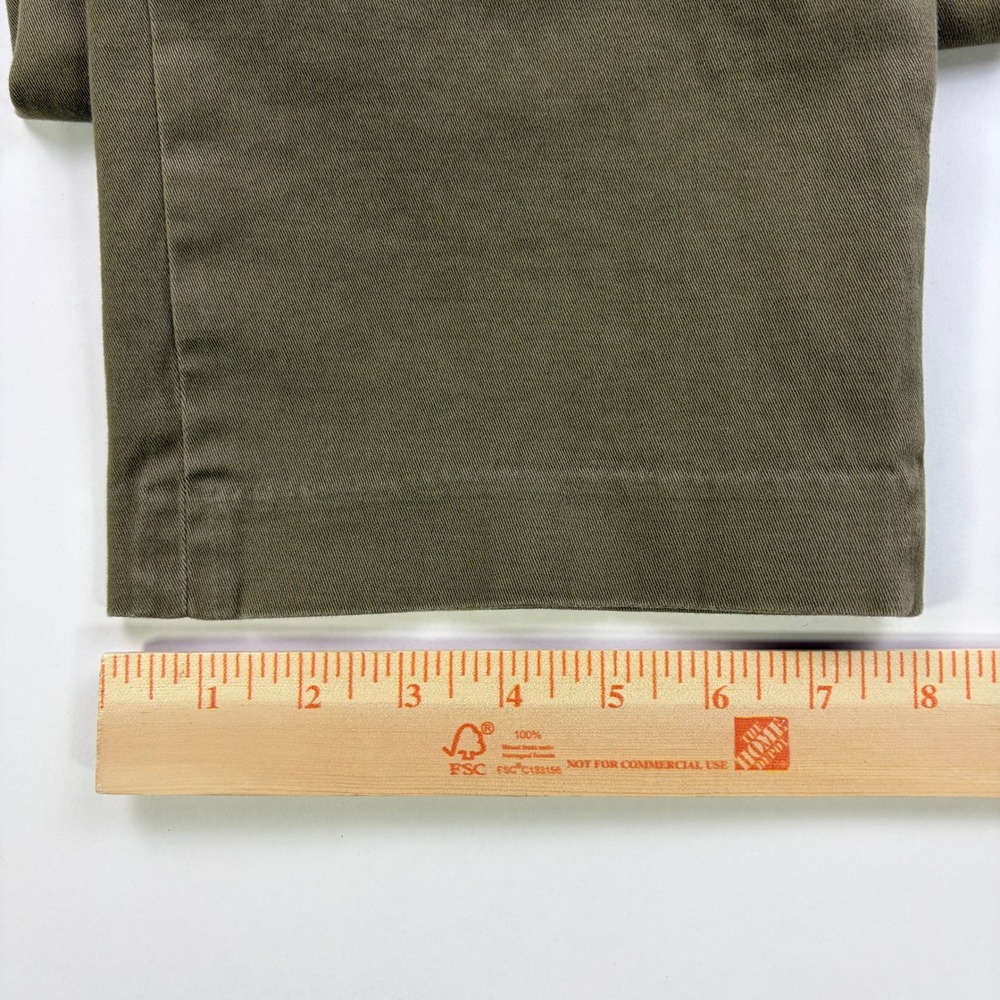 Polo Ralph Lauren Chino Pants Mens 38x32 Olive Green Stretch Straight Leg Pant - Picture 9 of 9